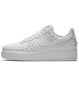 Nike Air Force 1 '07 XX Low AF1 ''Star Studdet'' Leather Womens Sneaker Yıldız Perçinli Hakiki Deri Kadın Günlük Spor Ayakkabı Beyaz