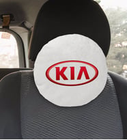 BK Gift Kia Tasarımlı Yuvarlak Araç Koltuk Yastığı-1