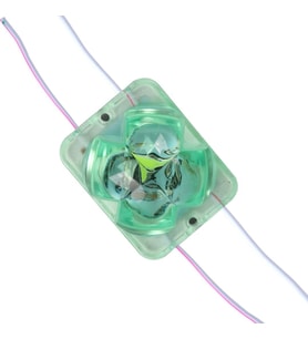 Powermaster PM-14714 12 Volt 2 Watt Yeşil Yanıp Sönen Çakar 4333-3030 Modül Led 43X33x28mm