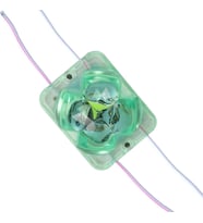 Powermaster PM-14714 12 Volt 2 Watt Yeşil Yanıp Sönen Çakar 4333-3030 Modül Led 43X33x28mm