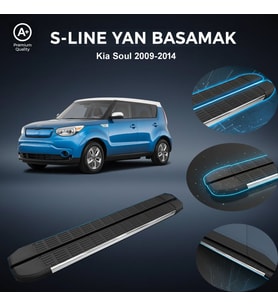 Kia Soul S-Line Premium Krom Yan Basamak  2009-2014