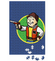 Fallout Fan Boy Puzzle 240 Parça Yapboz