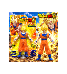 Dragon Ball Super Monster Flex Super Saiyan Goku Süper Esnek Sarı Saçlı Anime Aksiyon Figürü