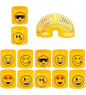 Emoji Stres Yayı Oyuncak Stres Yayı - 6 cm çapında - 3 Adet