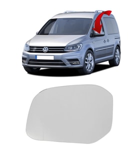 Vw Caddy Sol Ayna Camı 2015-2019 2K5857521C