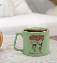 BK Gift Kişiye Özel Sevgili İsimli Pastel Yeşil Middle Kupa Bardak, Arkadaşa Hediye, Ev Hediyesi, Doğum Günü Hediyesi, Ofis Hediyesi-5