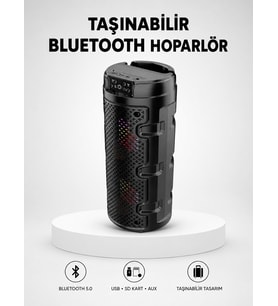 5.0 Hoparlör Çift Sürücülü Yüksek Ses Kalitesi Kompakt Tasarım