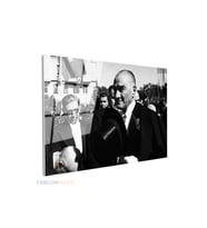 Yatay Cam Tablo Salon Duvar Tablosu Yatay Cam Ataturk Ve Halk 2 Yeni Ev Hediyesi Ofis Tablosu