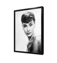 Audrey Hepburn Çerçeveli Mdf Tablo