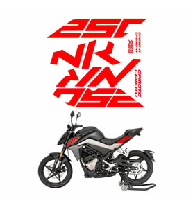 CF MOTO Cf Moto 250 Nk Sticker Seti Kırmızı