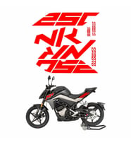 CF MOTO Cf Moto 250 Nk Sticker Seti Kırmızı
