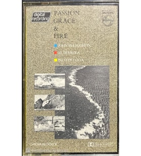 (Plak Değildir KASET tir) John McLaughlin, Al Di Meola, Paco De Lucia Passion Grace And Are Kaset