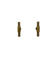 Handles Kulp Mobilya Dolap Mutfak Çekmece Kulpu 158 Mat Antik Sarı Düğme 2 Adet (STD)