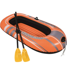 Bestway Kzl- Bw61062 Şişme Bot Pompa Kürek 2 Kişilik 190X114 Cm (Çok Renkli)