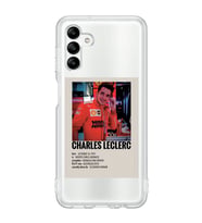 Samsung Galaxy A04S Uyumlu Charles Leclerc Desenli Şeffaf Telefon Kılıfı