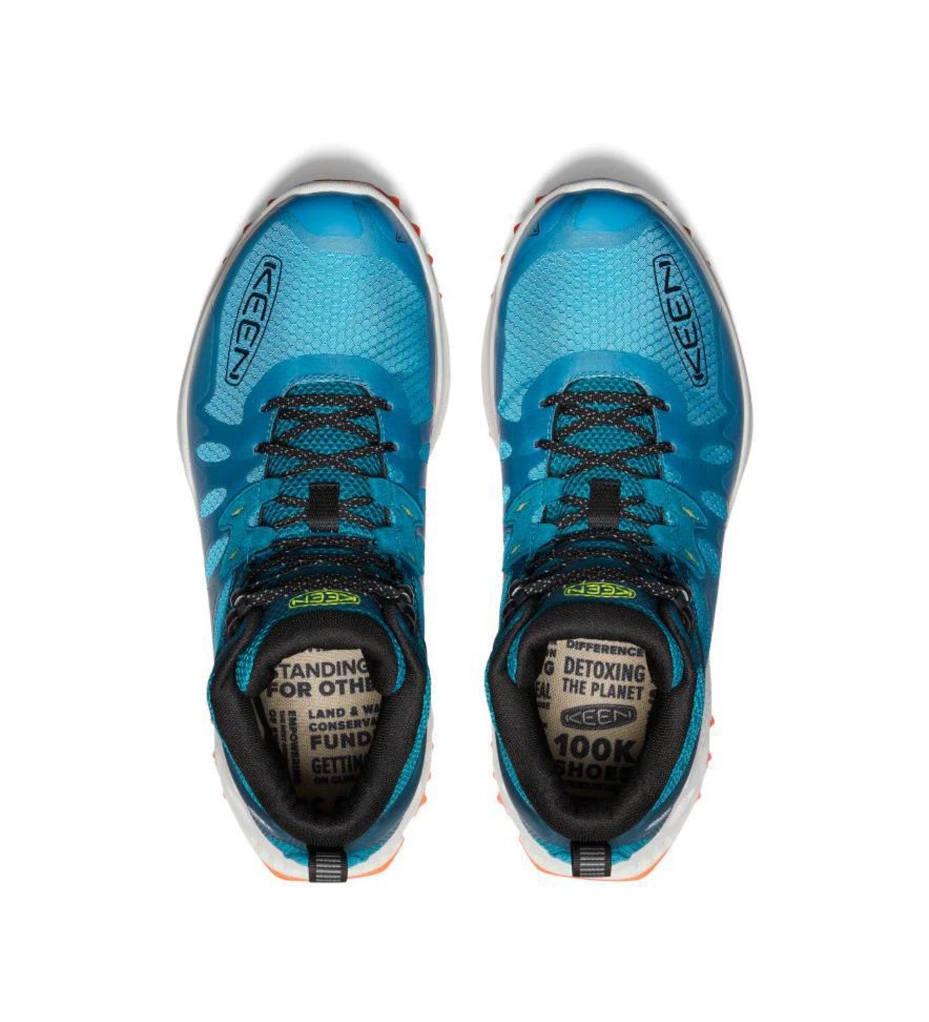 Keen 1028037 Zionic Mid Wp Fjord Blue/Evening Primrose Erkek