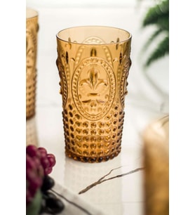 Akrilik Bal Tekli Uzun Bardak & Su Meşrubat Bardağı 750 ml ( Büyük Boy & Cam Değildir )