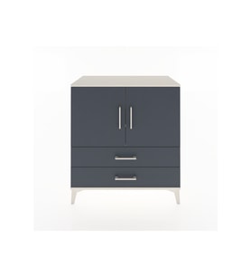 Hyperion Şifonyer 3 Raflı 2 Çekmeceli 2 Kapaklı 88x44x96 Aytaşı-Antrasit