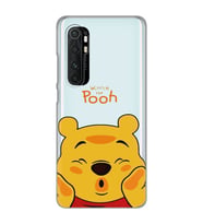Xiaomi Mi Note 10 Lite Uyumlu Winnie The Pooh Desenli Şeffaf Telefon Kılıfı