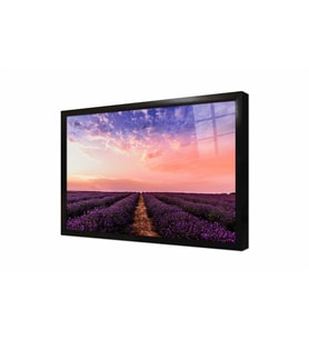 Tablosan Lavanta Tarlası Çerçeveli Cam Tablo