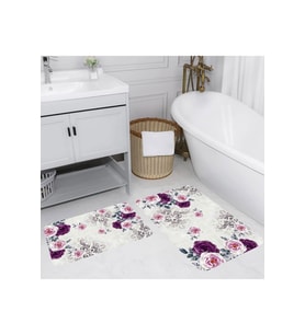Eliana Home Baskılı 2'li Banyo Paspas Takımı RVG5075