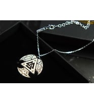 Viking İskandinav Valknut Muska Odins Sembolü  Erkekler için Viking Savaşçı Kolye