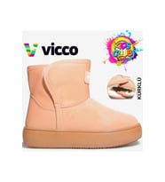 Vicco Pak 943.F25K.503 Anatomik Taban Kız Çocuk Bot Camel 31-37