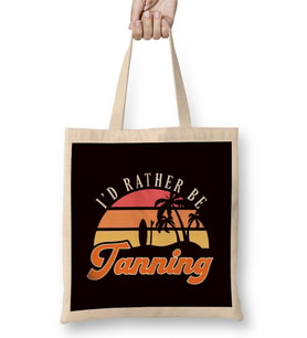 Tanning Sunshine Beach Vacation Island Traveler Beach Ocean Bez Çanta Uzun Saplı
