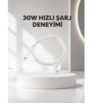 Yüksek Saflıkta Bakır Çekirdekli 30W Hızlı Şarj Kablosu
