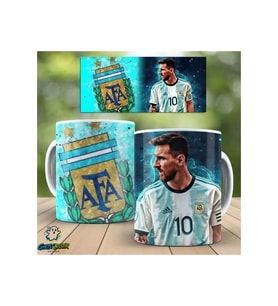 GHOSTBASTIR DESIGN Messi Kupa Bardak Tek Adet K0454