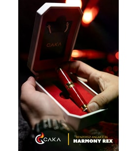 Caka Lighter Rex Harmony Kırmızı Benzinli Çakmak - CKL-077