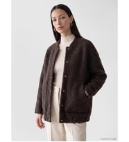 LCW EVERYDAY Kahverengi Oversize Kadın Bomber Kaşe Kaban