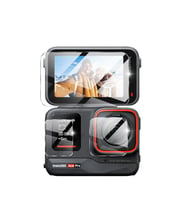 Insta360 Ace Pro/Ace Pro 2 Aksiyon Kamera Uyumlu Ekran koruyucu Nano Jelatin Seti (Şeffaf)