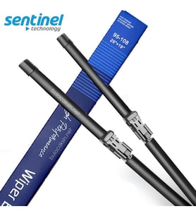 Sentinel Muz Silecek Takımı Volkswagen Caravelle 2014-2017 ile uyumlu (Siyah)