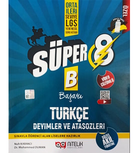 NİTELİK 8. SINIF YENİ NESİL SÜPER DEYİMLER VE ATASÖZLERİ (B) SORU BANKASI