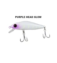 Ryuji Süper Minnow 5,5cm 5gr Maket Yem Purple Head Glow