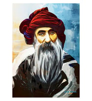 Seyit Rıza Posteri - Postera Seyit Rıza - Seyit Rıza Posterleri (ÇERÇEVESİZ) (Siyah-Gri)