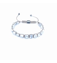 Clays Jewellery Varisit Taşı Küp Kesim Makrome Bileklik