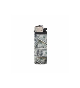 Çakmak Dolar Baskılı Full Kaplamalı Gazlı Çakmak
