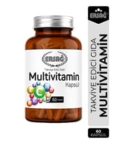 ERSAĞ Multivitamin Ginseng Ekinezya Zencefil Takviye Edici Gıda 60 Kapsül