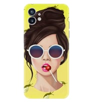 Nothing Phone 2 Kılıf Desenli Silikon Lollipop Woman 1416