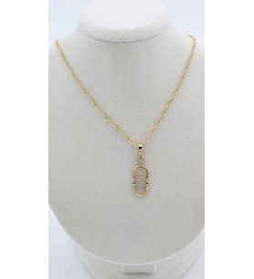 XUPİNG JEWELRY ZİRKON TAŞLI KOLYE (Sarı)