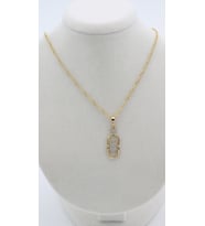 XUPİNG JEWELRY ZİRKON TAŞLI KOLYE (Sarı)