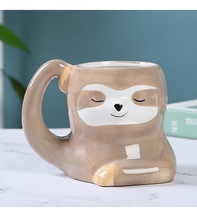 Livava Koala Porselen Kupa, Kahve, 12x10