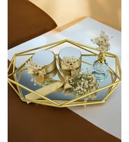 Quill Prizma Söz Nişan Tepsisi (Gold)