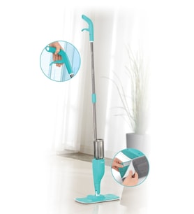 Çevre Dostu Sprey Mop, 360° Su Püskürtmeli, Mikro Fiber Yedekli