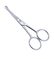 Della Europe  Aplike  Nakış Makası   Kıvrık Küt Uçlu  Ördek Ağzılı  No:4  Boyu :10.16 cm  D-178  Nikel Kaplama