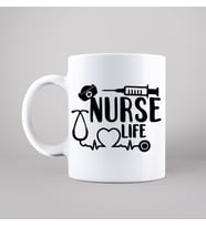 Hemşire Nurse Life Tasarımlı Kupa