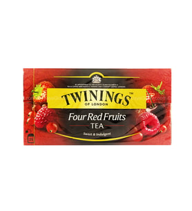 Twinings Four Red Fruits Tea - Sweet & Indulgent (25x2g) 50g
