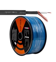MagicVoice B96 Profesyonel Tek Damarlı Blendajlı Enstrüman Mikrofon Kablosu Mono 100 Metre (Açık Mavi)